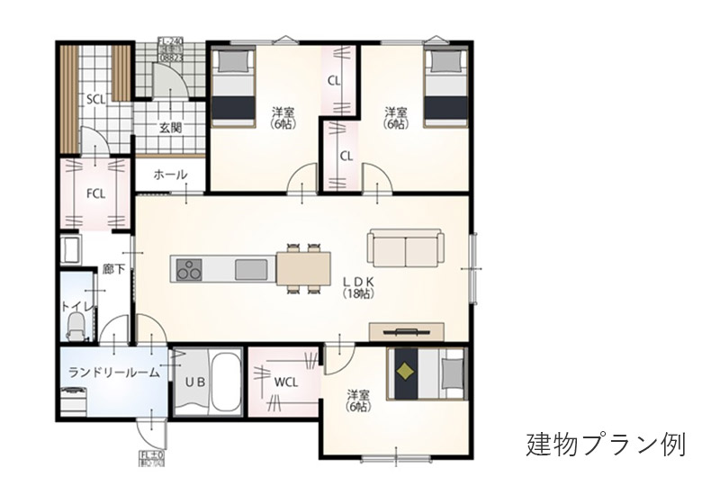 山科区御陵檀ノ後の建物プラン