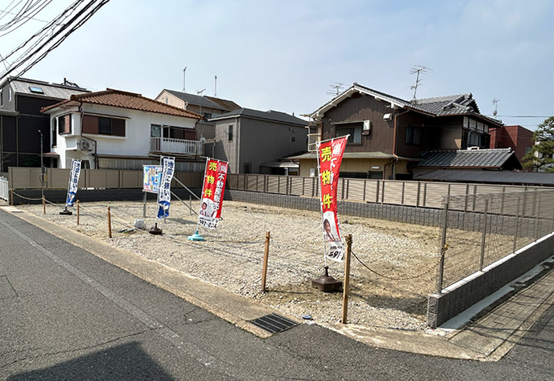 山科区御陵中筋町の売地
